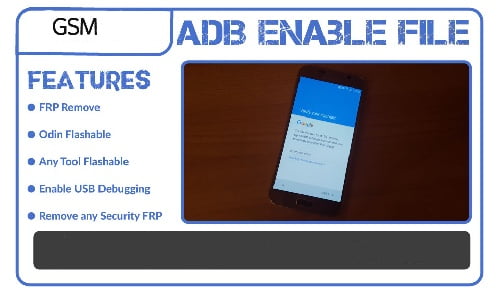 دانلود فایل ADB Enable برای حذف frp گوشی T813 سامسونگ