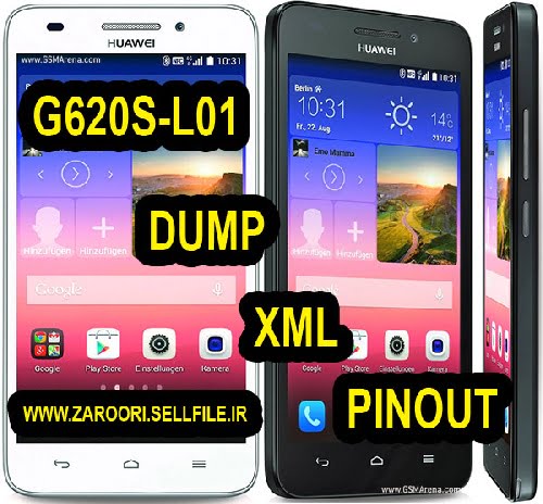 فایل فول دامپ xml هواوی G620S-L01 به همراه pinout