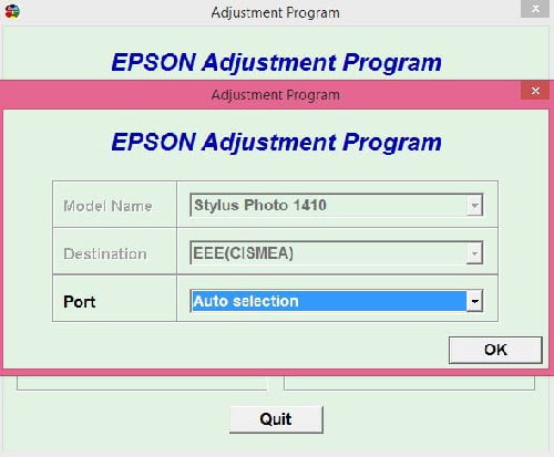 نرم افزار ریست دائمی و نامحدود  (یکبار خرید استفاده رایگان تا همیشه)    Adjust reset 1410 epson