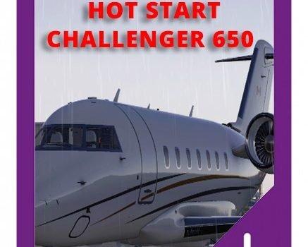 Hot start Challenger 650 xplane