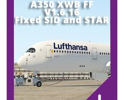 A350 XWB v1.6.16مشکل SID و STAR در این ورژن حل شده است همچنین شامل Mango Studios میباشد